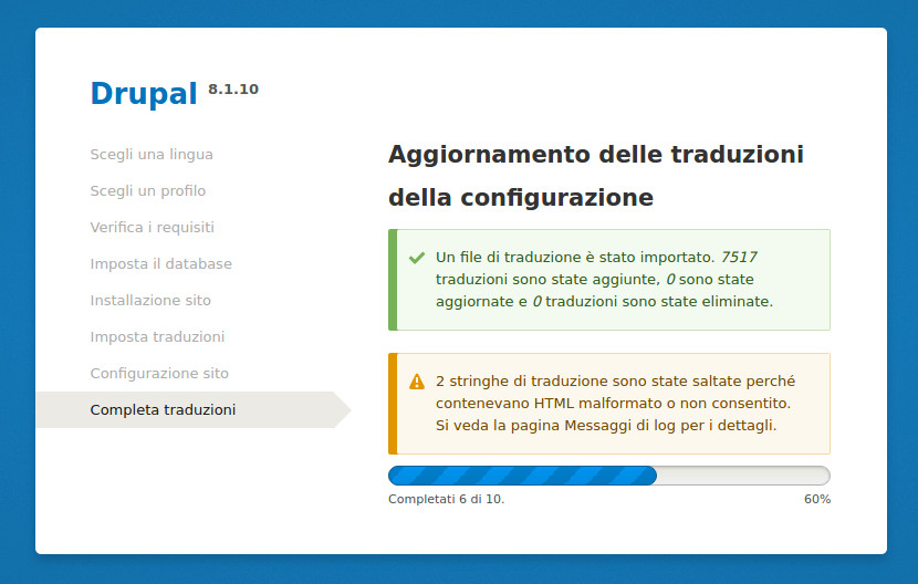 Come installare Drupal 8: ultimi aggiornamenti