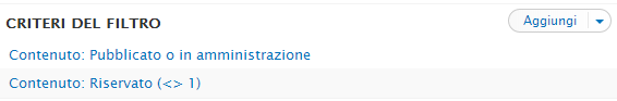 Aggiungere alle viste un filtro basato sul campo appena aggiunto, in modo che sia diverso da 1